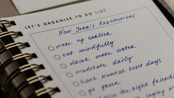 new years resolutions